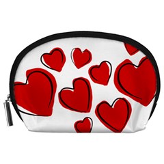 Scribbled Love Accessory Pouch (Large)