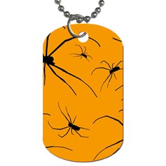 Scary Long Leg Spiders Dog Tag (two Sides) by SomethingForEveryone