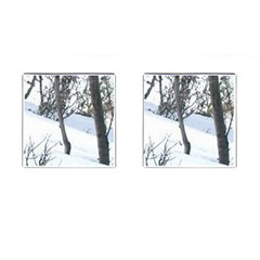 Winter Forest Cufflinks (square) by SomethingForEveryone