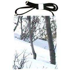 Winter Forest Shoulder Sling Bag