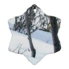 Winter Forest Ornament (snowflake) by SomethingForEveryone