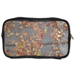 Sidewalk Leaves Toiletries Bag (two Sides) by SomethingForEveryone