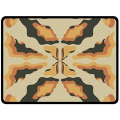 Abstract Pattern Geometric Backgrounds  Abstract Geometric  Double Sided Fleece Blanket (large)  by Eskimos