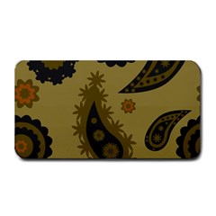 Floral Pattern Paisley Style Paisley Print  Doodle Background Medium Bar Mats by Eskimos