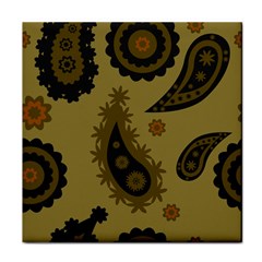 Floral Pattern Paisley Style Paisley Print  Doodle Background Face Towel by Eskimos