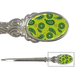 Floral Pattern Paisley Style Paisley Print  Doodle Background Letter Opener by Eskimos