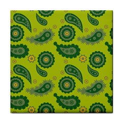 Floral Pattern Paisley Style Paisley Print  Doodle Background Face Towel by Eskimos