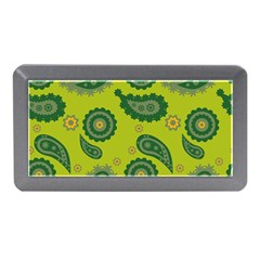 Floral Pattern Paisley Style Paisley Print  Doodle Background Memory Card Reader (mini) by Eskimos