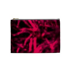 Purple Abstract Stars Cosmetic Bag (medium) by DimitriosArt