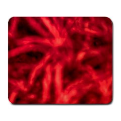 Cadmium Red Abstract Stars Large Mousepads by DimitriosArt