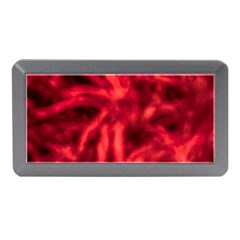 Cadmium Red Abstract Stars Memory Card Reader (Mini)