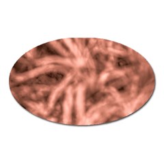 Rose Abstract Stars Oval Magnet