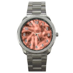 Rose Abstract Stars Sport Metal Watch