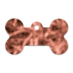 Rose Abstract Stars Dog Tag Bone (two Sides)