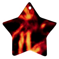 Lava Abstract Stars Ornament (star)