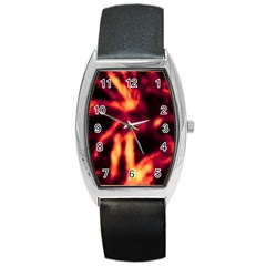 Lava Abstract Stars Barrel Style Metal Watch by DimitriosArt