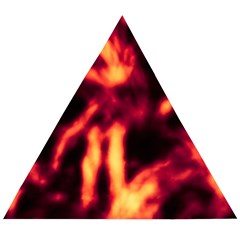 Lava Abstract Stars Wooden Puzzle Triangle