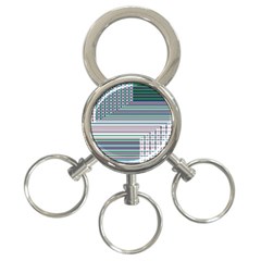 Gradient (103) 3-ring Key Chain by Sparkle