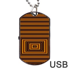 Gradient Dog Tag Usb Flash (one Side) by Sparkle