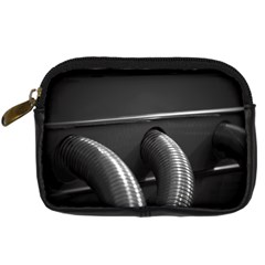 Tubes Of Power Digital Camera Leather Case by DimitriosArt