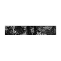 Bw Creepy Fantasy Scene Artwork Flano Scarf (mini) by dflcprintsclothing