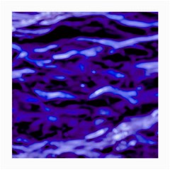 Purple  Waves Abstract Series No2 Medium Glasses Cloth (2 Sides) by DimitriosArt