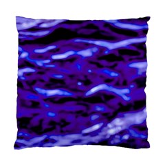 Purple  Waves Abstract Series No2 Standard Cushion Case (one Side) by DimitriosArt