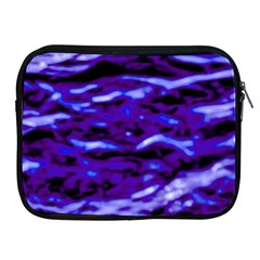 Purple  Waves Abstract Series No2 Apple Ipad 2/3/4 Zipper Cases by DimitriosArt