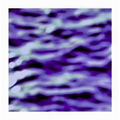 Purple  Waves Abstract Series No3 Medium Glasses Cloth (2 Sides) by DimitriosArt