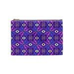 Abstract Illustration With Eyes Cosmetic Bag (Medium) Front