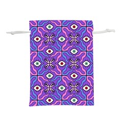 Abstract Illustration With Eyes Lightweight Drawstring Pouch (m) by SychEva