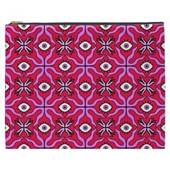 Abstract Illustration With Eyes Cosmetic Bag (xxxl) by SychEva