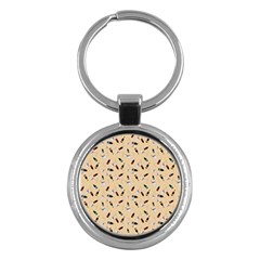 Festive Champagne Key Chain (round) by SychEva