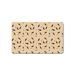 Festive Champagne Magnet (name Card) by SychEva