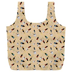 Festive Champagne Full Print Recycle Bag (xxxl) by SychEva