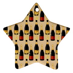 Champagne For The Holiday Ornament (star) by SychEva