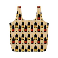 Champagne For The Holiday Full Print Recycle Bag (m) by SychEva