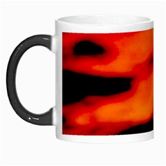 Red  Waves Abstract Series No13 Morph Mugs by DimitriosArt