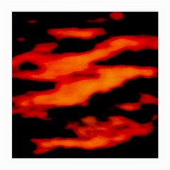 Red  Waves Abstract Series No13 Medium Glasses Cloth (2 Sides) by DimitriosArt