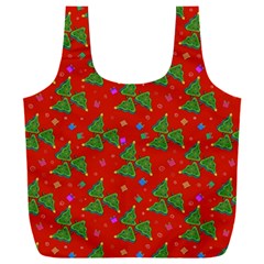 Christmas Trees Full Print Recycle Bag (xxxl) by SychEva