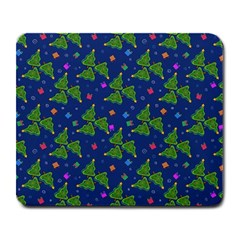 Christmas Trees Large Mousepads by SychEva