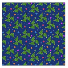 Christmas Trees Large Satin Scarf (square) by SychEva