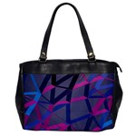 3d Lovely Geo Lines Oversize Office Handbag Front