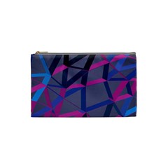 3d Lovely Geo Lines Cosmetic Bag (small) by Uniqued