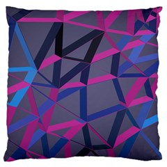 3d Lovely Geo Lines Standard Flano Cushion Case (two Sides)