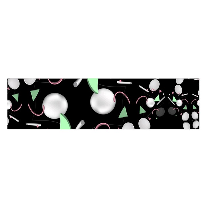 Digital Illusion Satin Scarf (Oblong)