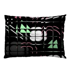 Digital Illusion Pillow Case (two Sides) by Sparkle