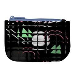 Digital Illusion Large Coin Purse by Sparkle