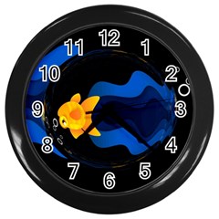 Digital Illusion Wall Clock (black) by Sparkle