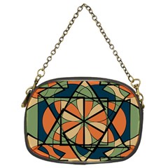 Abstract Pattern Geometric Backgrounds   Chain Purse (two Sides) by Eskimos